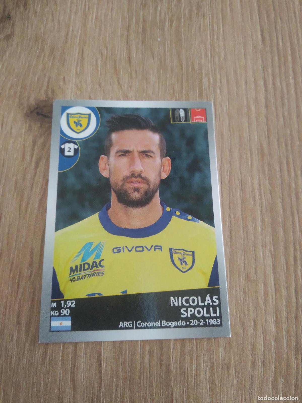 Cromos de f&uacute;tbol: 94 NICOLAS SPOLLI CHIEVOVERONA CROMO FUTBOL PANINI LIGA ITALIA 16-17 CALCIATORI 2016-2017
