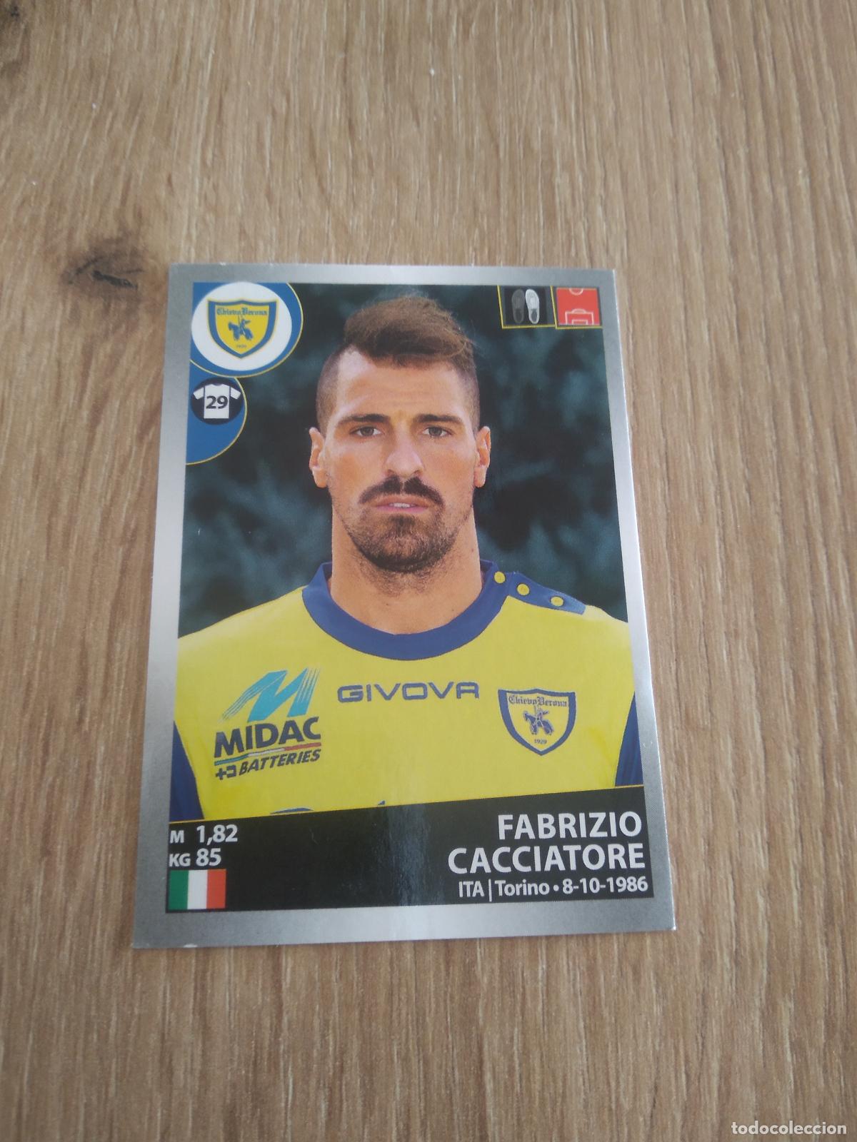 Cromos de f&uacute;tbol: 95 FABRIZIO CACCIATORE CHIEVOVERONA CROMO FUTBOL PANINI LIGA ITALIA 16-17 CALCIATORI 2016-2017