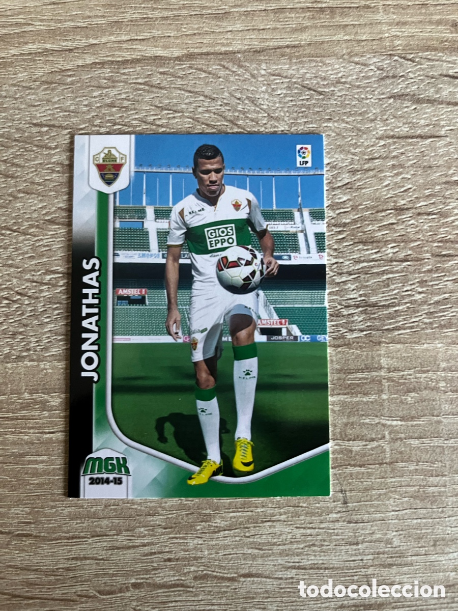 Cromos de f&uacute;tbol: 162 BIS JONATHAS NUEVA FICHA MEGACRACKS MGK 2014 2015 14 15 ELCHE