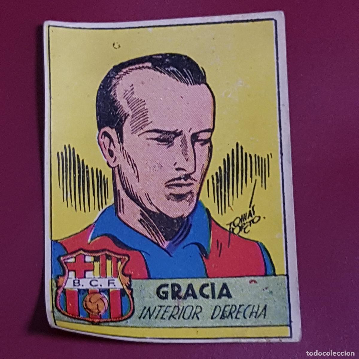 Cromos de f&uacute;tbol: CISNE - ALBUM FUTBOLISTICO 1942 42 - BARCELONA - GRACIA - BIEN RECUPERADO