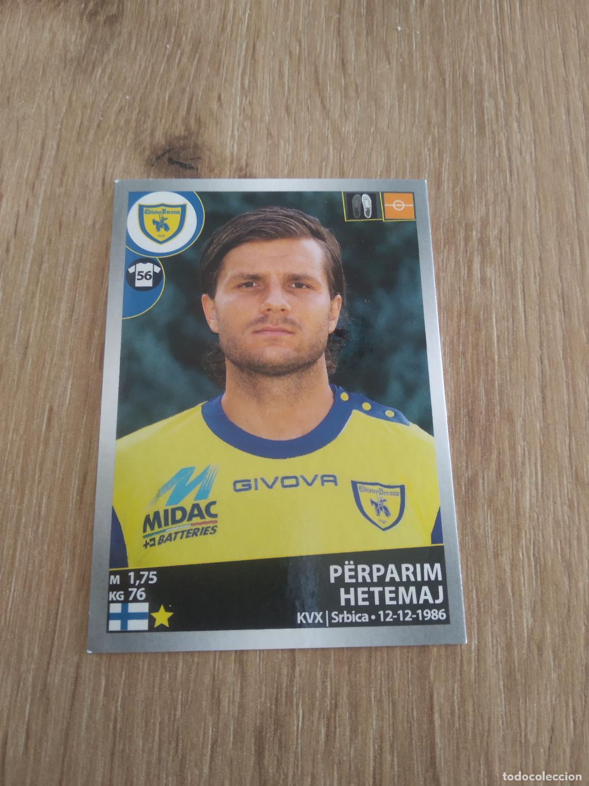 Cromos de f&uacute;tbol: 101 PERPARIM HETEMAJ CHIEVOVERONA CROMO FUTBOL PANINI LIGA ITALIA 16-17 CALCIATORI 2016-2017