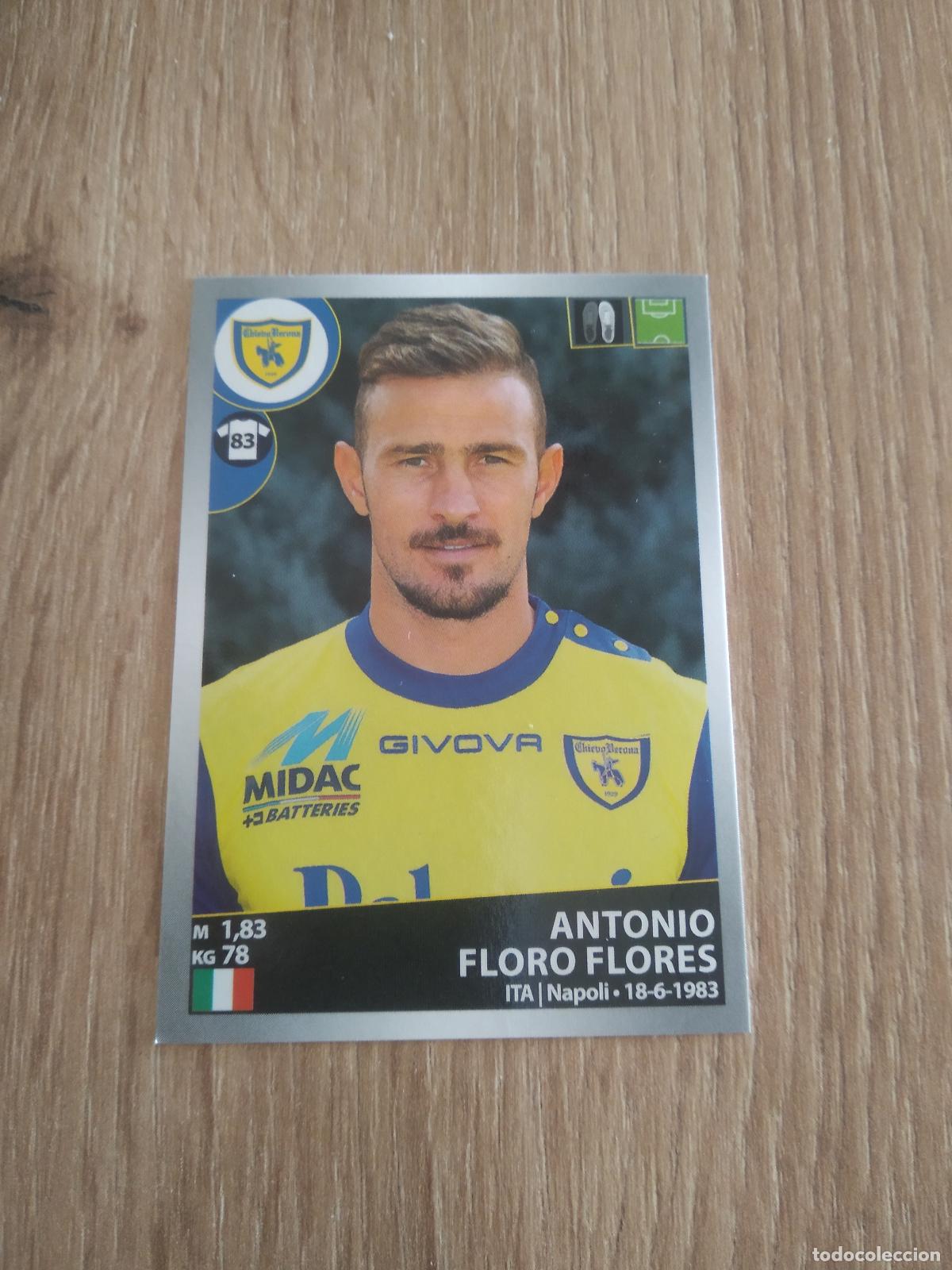 Cromos de f&uacute;tbol: 107 ANTONIO FLORO FLORES CHIEVOVERONA CROMO FUTBOL PANINI LIGA ITALIA 16-17 CALCIATORI 2016-2017