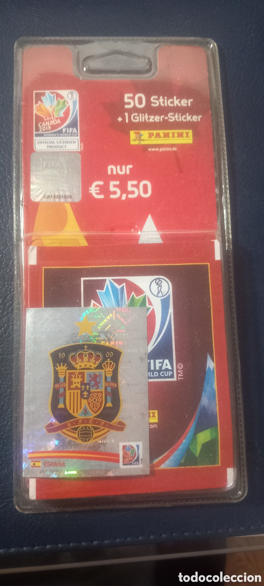 Cromos de f&uacute;tbol: Blister PANINI CANADA 2015 SIN ABRIR
