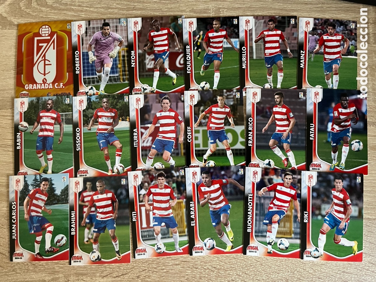 Cromos de f&uacute;tbol: GRANADA MEGACRACKS MGK 2014 2015 14 15 EQUIPO COMPLETO