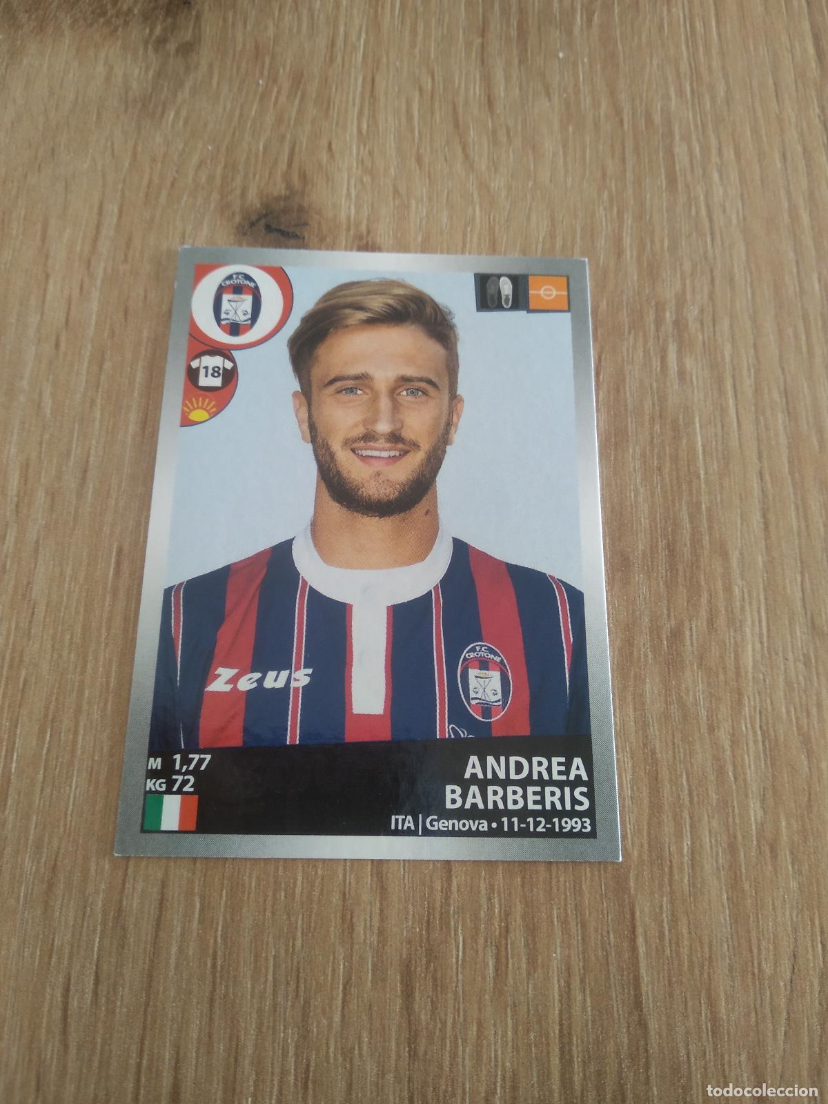 Cromos de f&uacute;tbol: 128 ANDREA BARBERIS CROTONE CROMO FUTBOL PANINI LIGA ITALIA 16-17 CALCIATORI 2016-2017