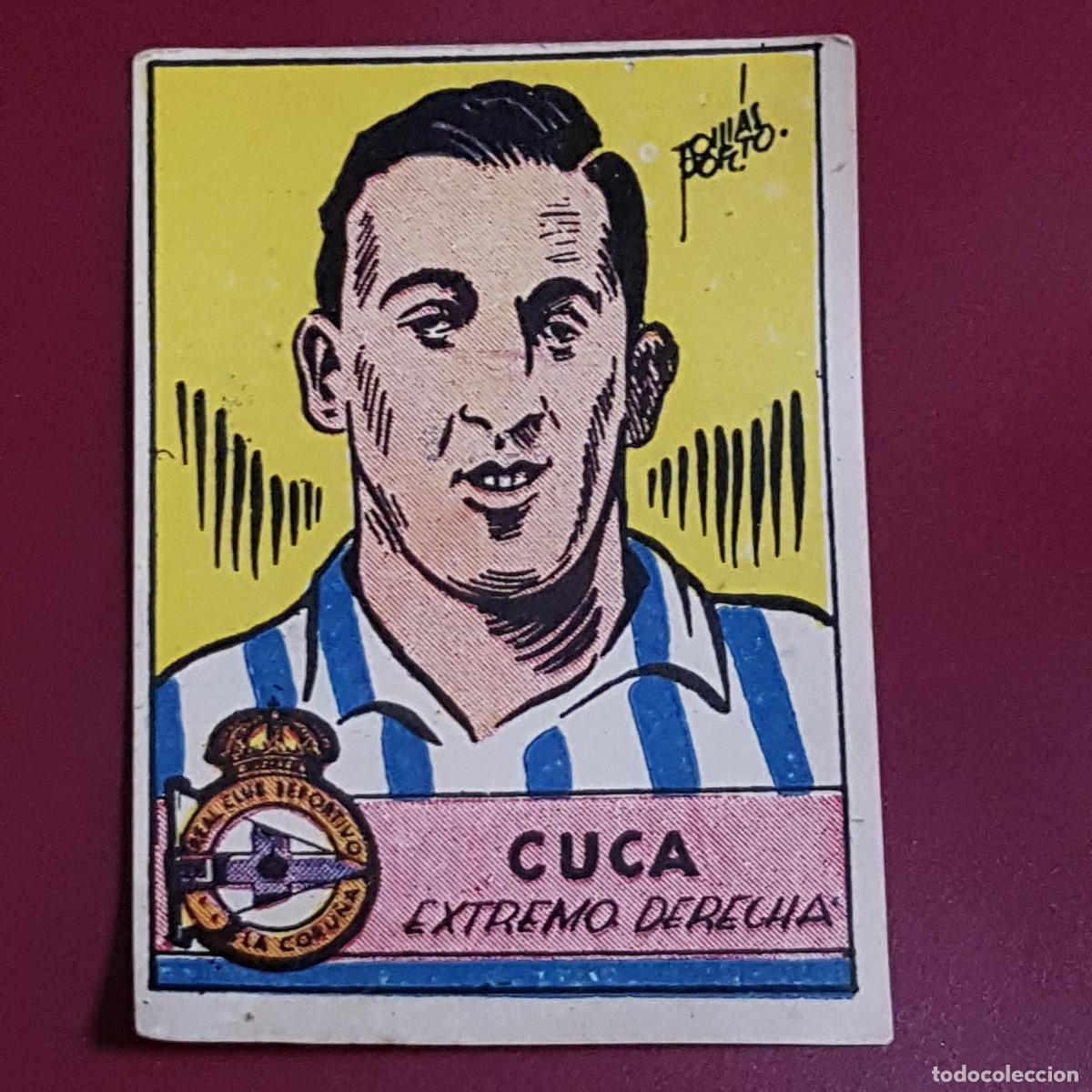 Figurine di Calcio: CISNE - ALBUM FUTBOLISTICO 1942 42 - DEPORTIVO CORU&Ntilde;A - CUCA - BIEN RECUPERADO