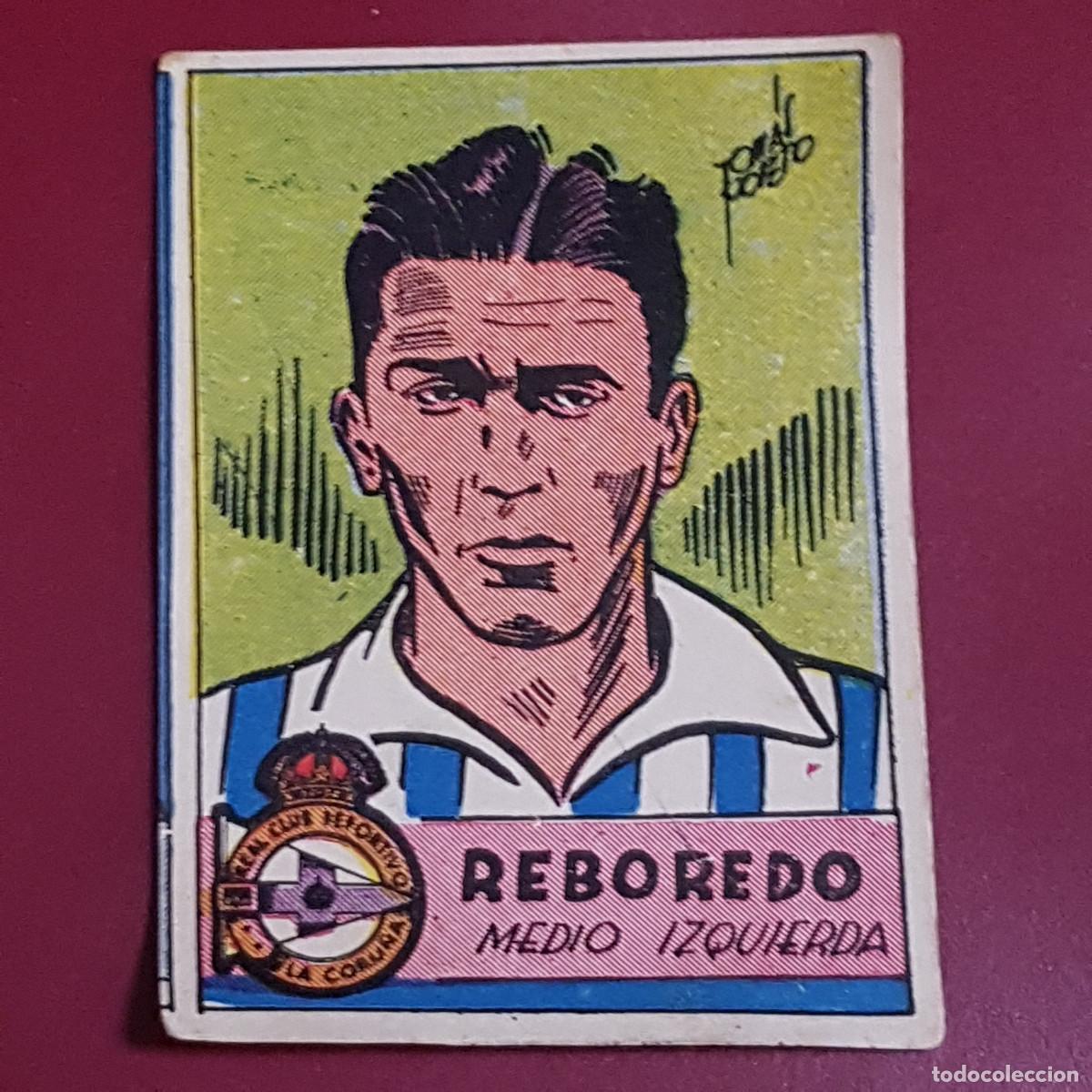 Figurine di Calcio: CISNE - ALBUM FUTBOLISTICO 1942 42 - DEPORTIVO CORU&Ntilde;A - REBOREDO - BIEN RECUPERADO