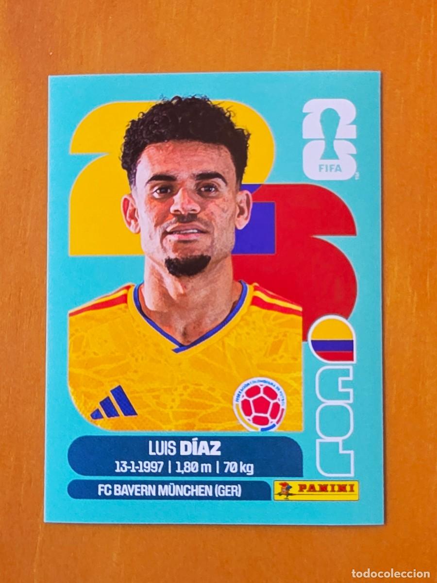 Cromos de Futebol: COL 20 Luis D&iacute;az, Colombia, Panini FIFA World Cup Mundial 2026 Sticker