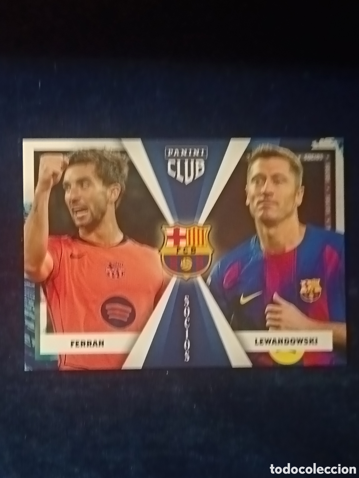 Cromos de Futebol: Panini club 2025/2026 49 Ferran/ Lewandowski