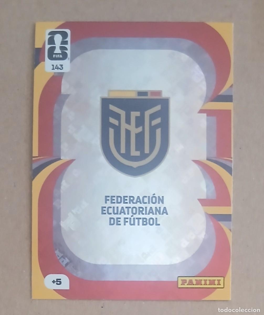 Cromos de Futebol: CROMO n&ordm; 143 ESCUDO ECUADOR ADRENALYN XL FIFA WORLD CUP 2026 DE PANINI. Nuevo.