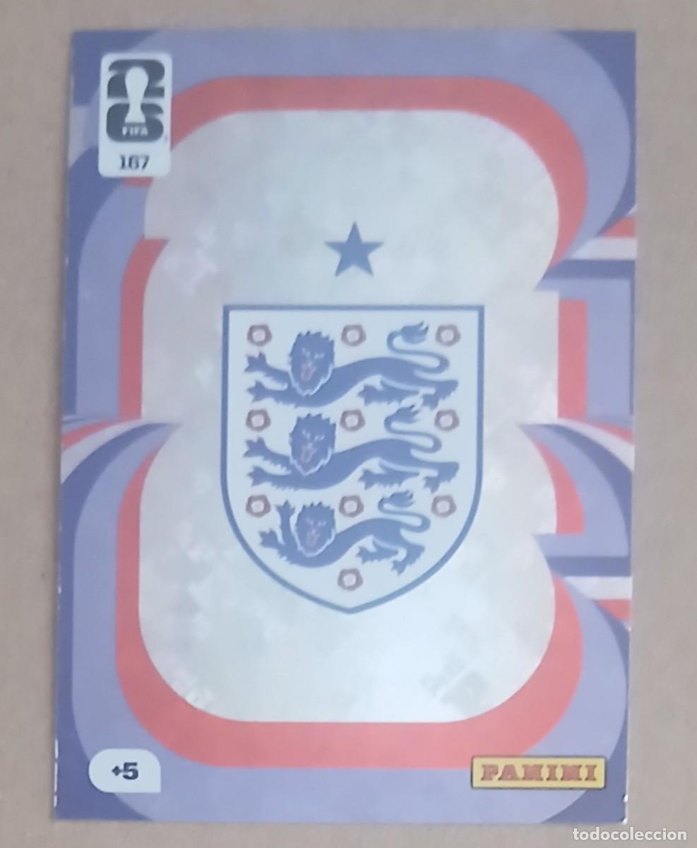 Cromos de f&uacute;tbol: CROMO n&ordm; 167 ESCUDO INGLATERRA ADRENALYN XL FIFA WORLD CUP 2026 DE PANINI. Nuevo.