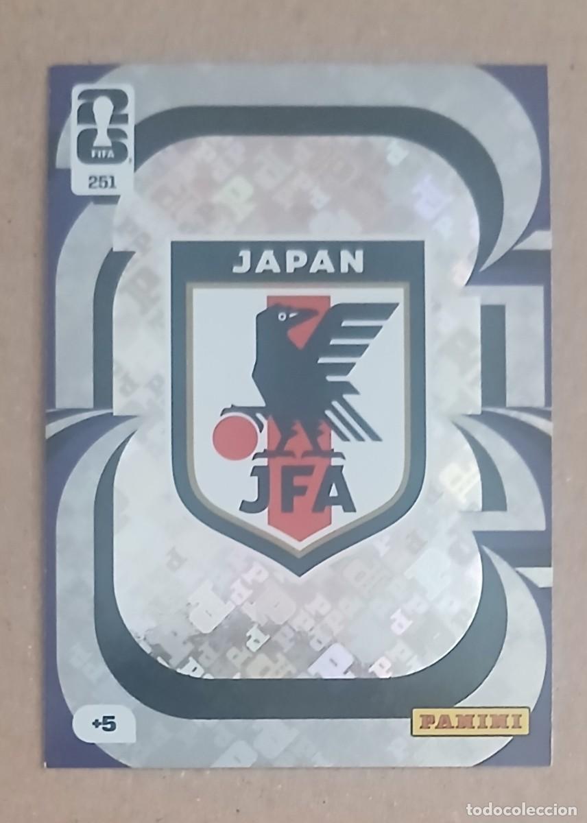 Cromos de f&uacute;tbol: CROMO n&ordm; 251 ESCUDO JAP&Oacute;N ADRENALYN XL FIFA WORLD CUP 2026 DE PANINI. Nuevo.