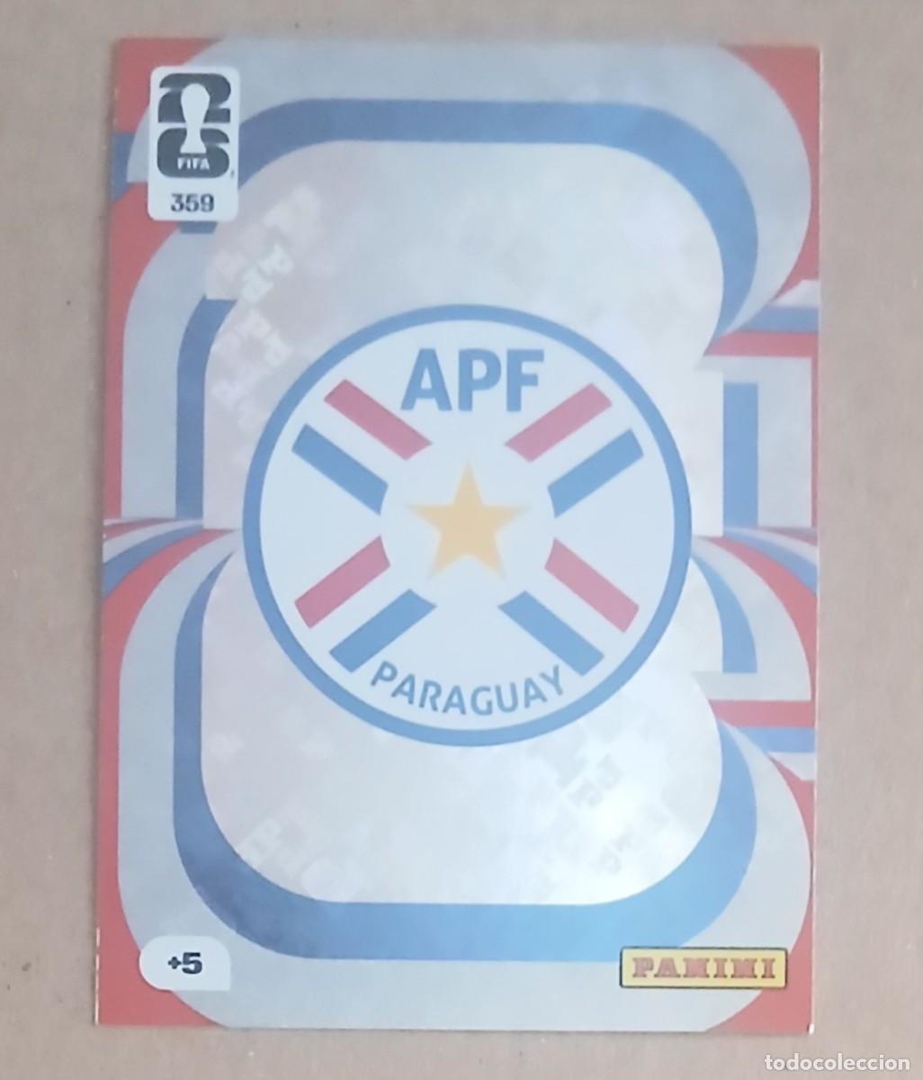Football Stickers: CROMO n&ordm; 359 ESCUDO PARAGUAY ADRENALYN XL FIFA WORLD CUP 2026 DE PANINI. Nuevo.