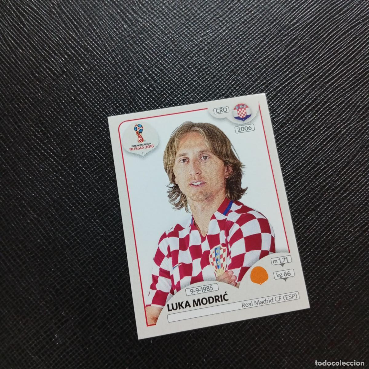 Cromos de Futebol: 322 MODRIC CROACIA PANINI MUNDIAL RUSIA 2018 CROMO FUTBOL 18 - SIN PEGAR - A26 PG39 B