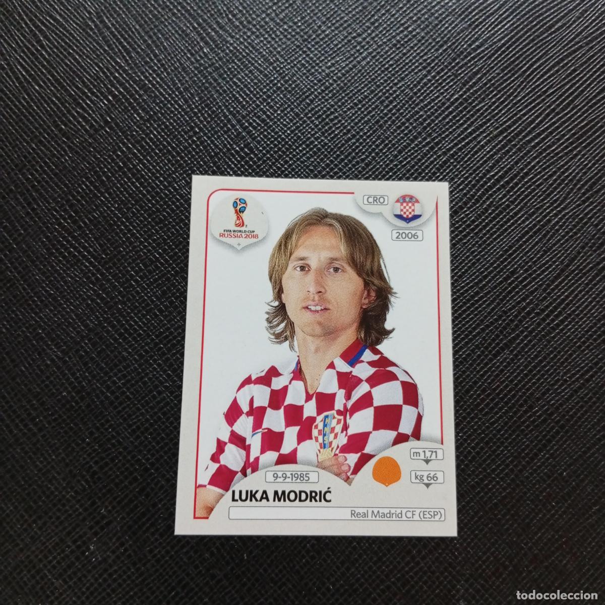 Cromos de Futebol: 322 MODRIC CROACIA PANINI MUNDIAL RUSIA 2018 CROMO FUTBOL 18 - SIN PEGAR - A26 PG40