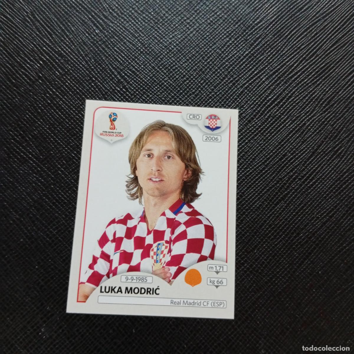 Football Stickers: 322 MODRIC CROACIA PANINI MUNDIAL RUSIA 2018 CROMO FUTBOL 18 - SIN PEGAR - A26 PG44