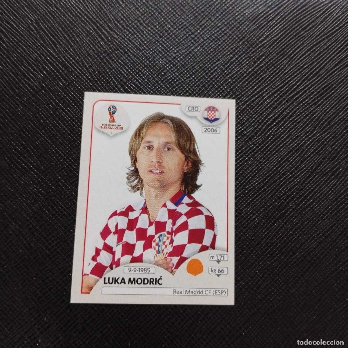 Football Stickers: 322 MODRIC CROACIA PANINI MUNDIAL RUSIA 2018 CROMO FUTBOL 18 - SIN PEGAR - A26 PG46 B