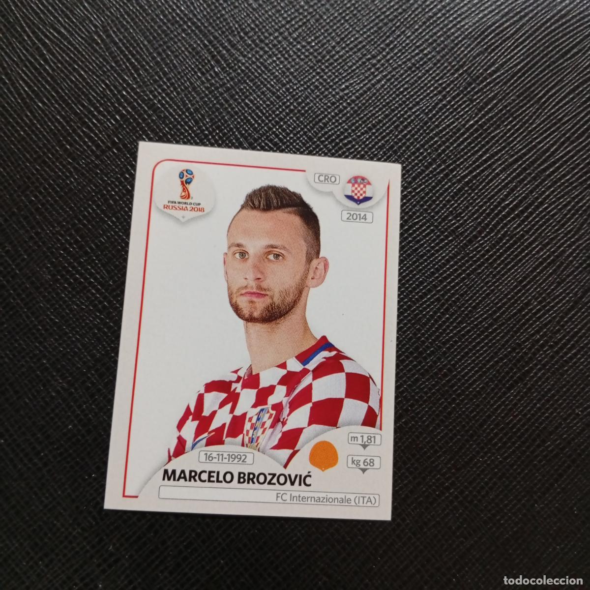 Football Stickers: 323 BROZOVIC CROACIA PANINI MUNDIAL RUSIA 2018 CROMO FUTBOL 18 - SIN PEGAR - CJ2 .