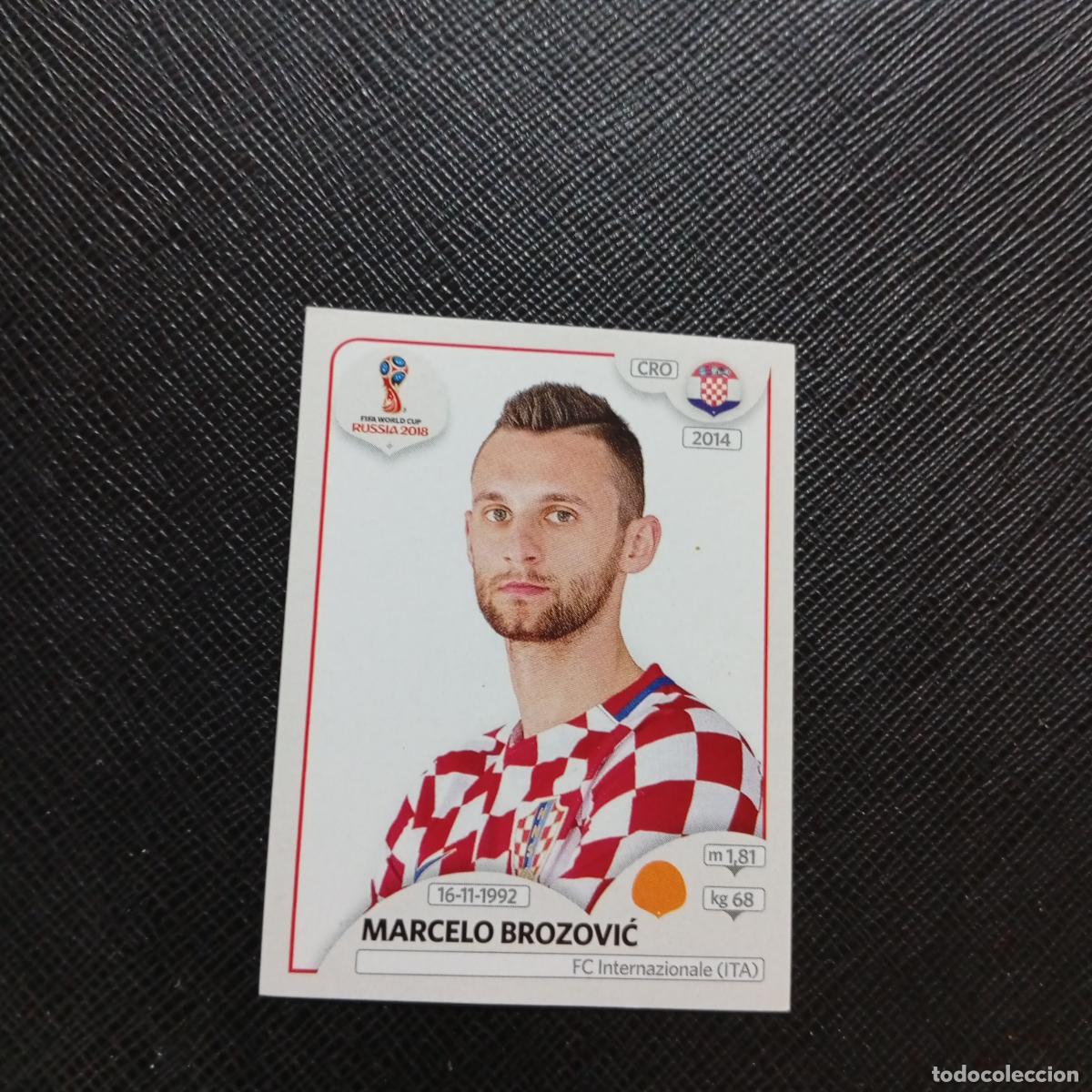 Football Stickers: 323 BROZOVIC CROACIA PANINI MUNDIAL RUSIA 2018 CROMO FUTBOL 18 - SIN PEGAR - CJ2 .