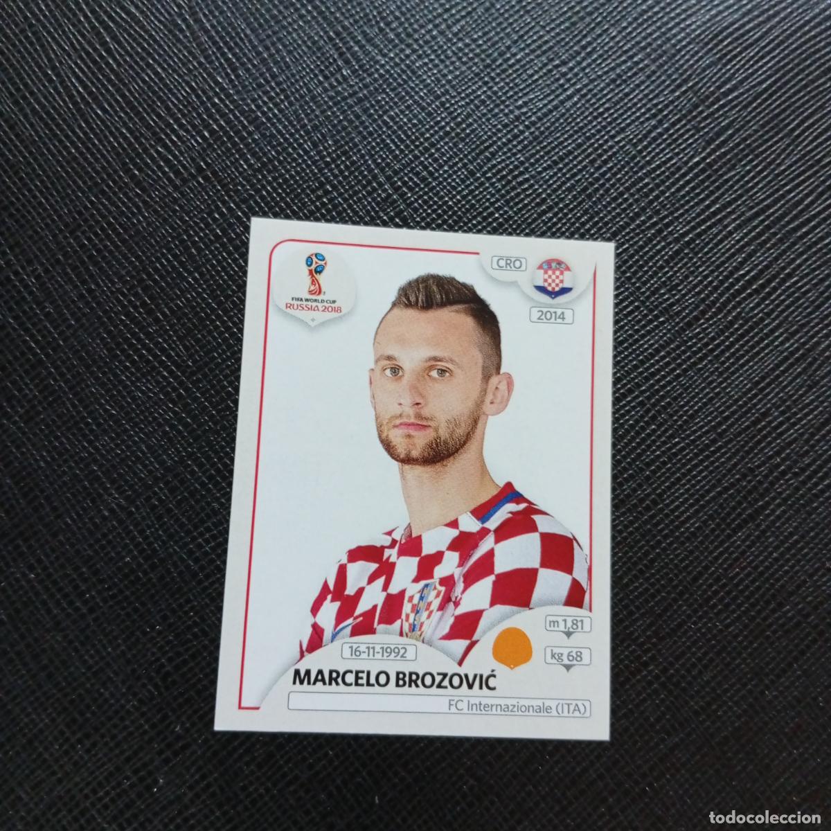 Football Stickers: 323 BROZOVIC CROACIA PANINI MUNDIAL RUSIA 2018 CROMO FUTBOL 18 - SIN PEGAR - CJ2 .