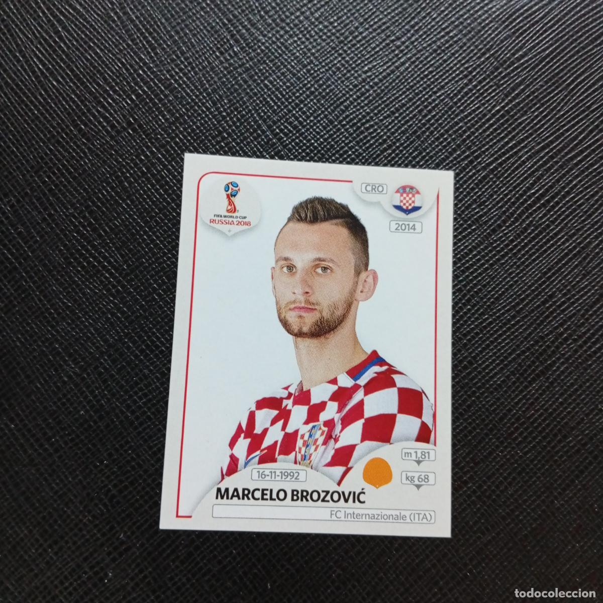 Football Stickers: 323 BROZOVIC CROACIA PANINI MUNDIAL RUSIA 2018 CROMO FUTBOL 18 - SIN PEGAR - CJ2 ..
