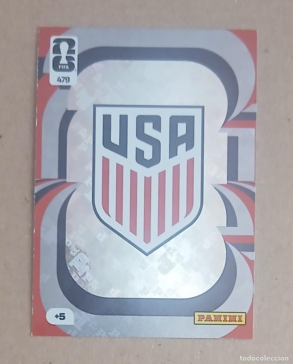 Fu&szlig;ball-Sticker: CROMO n&ordm; 479 ESCUDO USA ADRENALYN XL FIFA WORLD CUP 2026 DE PANINI. Nuevo.