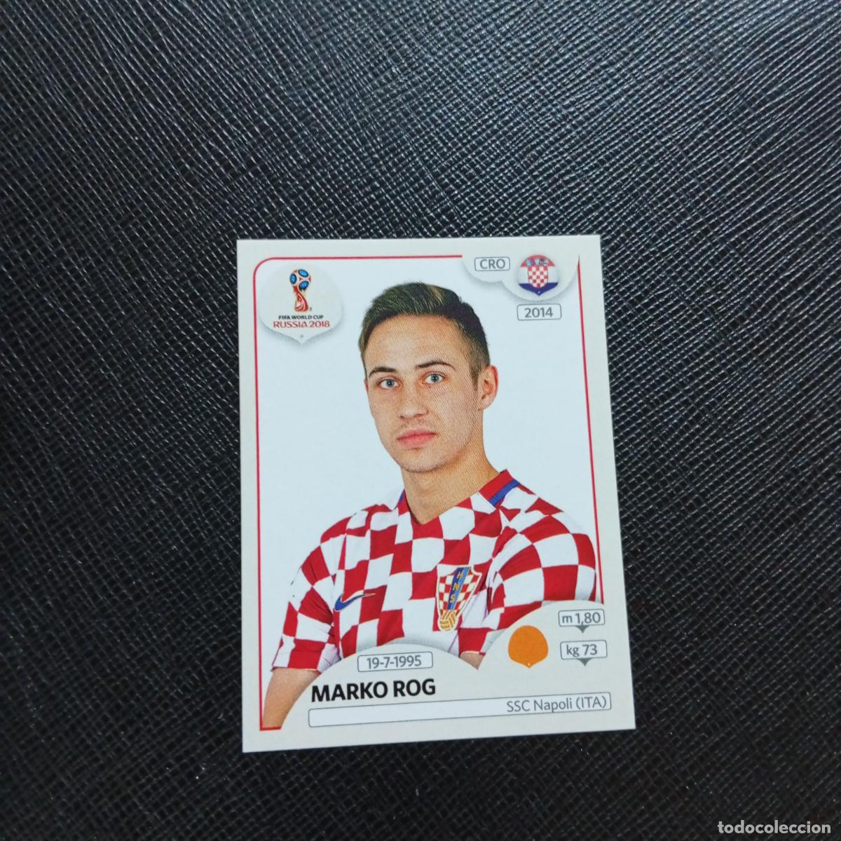 Fu&szlig;ball-Sticker: 324 MARKO ROG CROACIA PANINI MUNDIAL RUSIA 2018 CROMO FUTBOL 18 - SIN PEGAR - CJ2 .