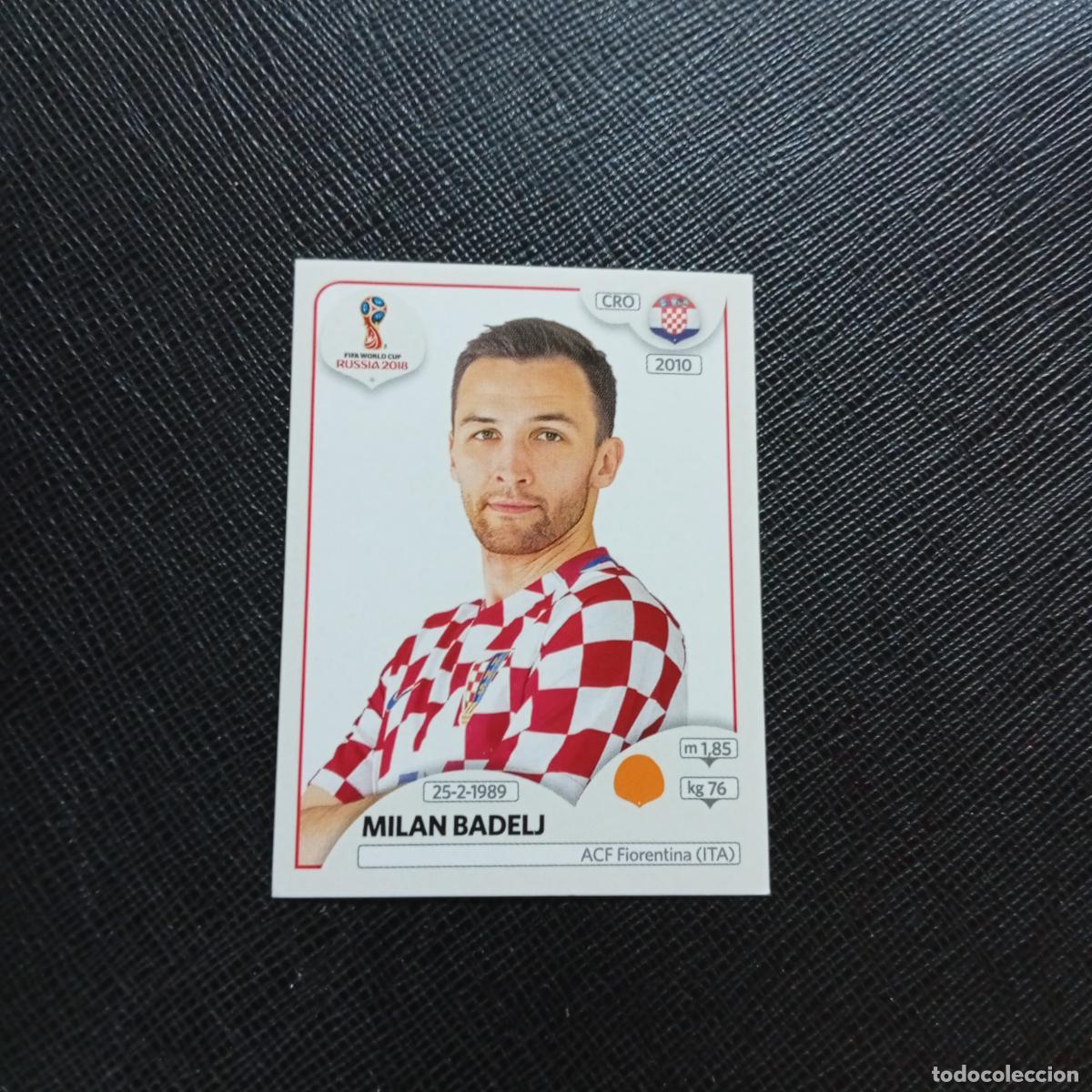 Cromos de f&uacute;tbol: 326 MILAN BADELJ CROACIA PANINI MUNDIAL RUSIA 2018 CROMO FUTBOL 18 - SIN PEGAR - CJ2