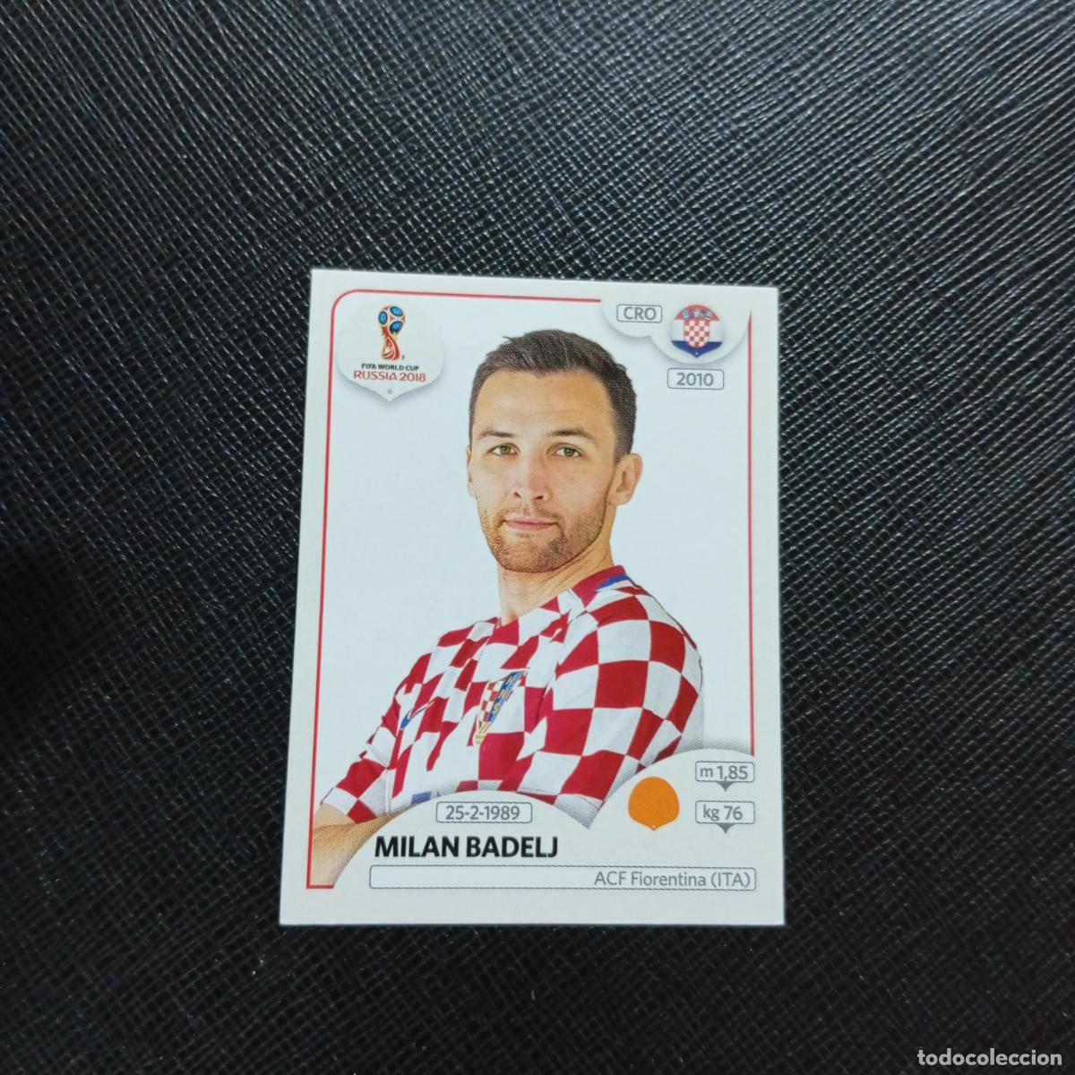 Cromos de f&uacute;tbol: 326 MILAN BADELJ CROACIA PANINI MUNDIAL RUSIA 2018 CROMO FUTBOL 18 - SIN PEGAR - CJ2 .