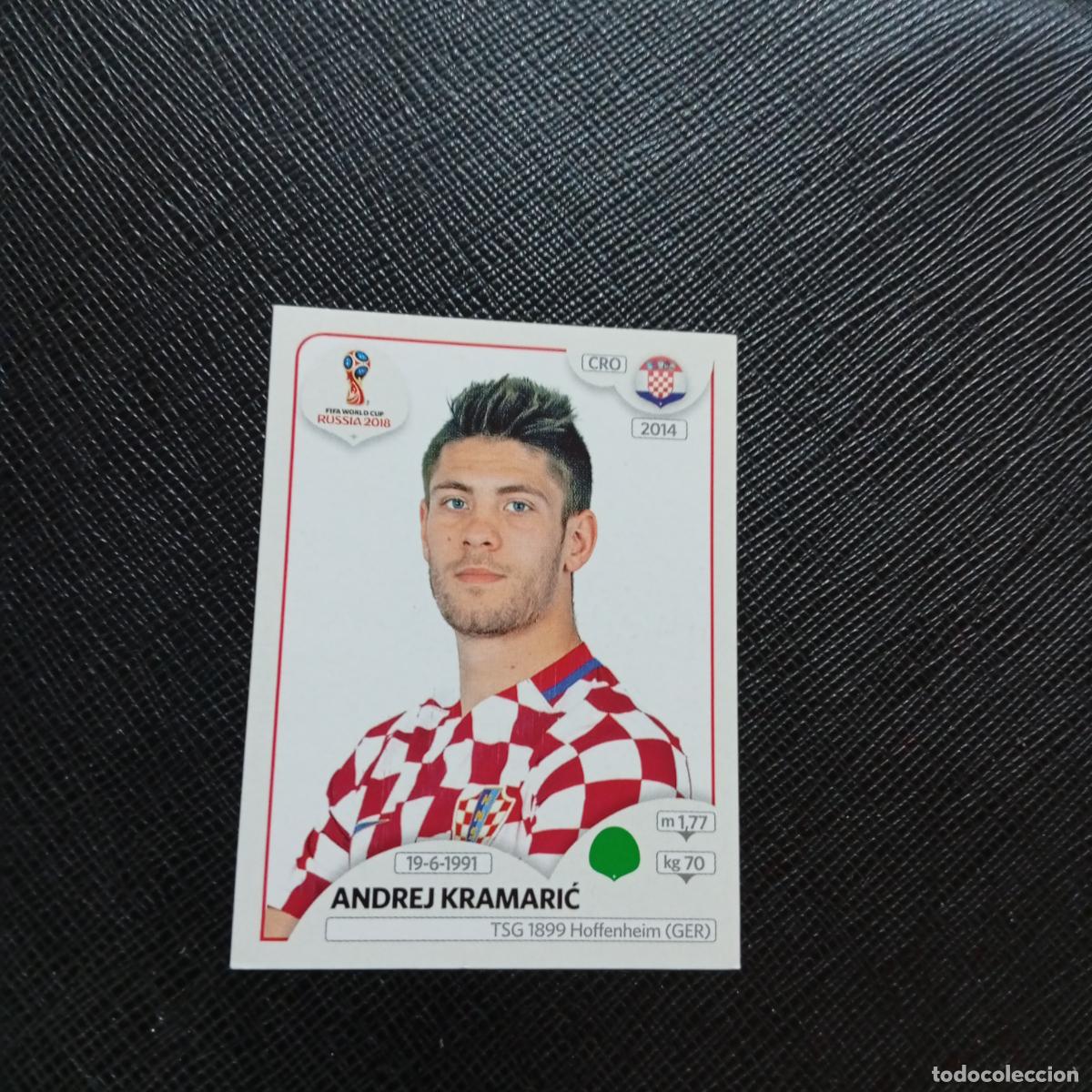 Cromos de f&uacute;tbol: 328 KRAMARIC CROACIA PANINI MUNDIAL RUSIA 2018 CROMO FUTBOL 18 - SIN PEGAR - CJ2 .