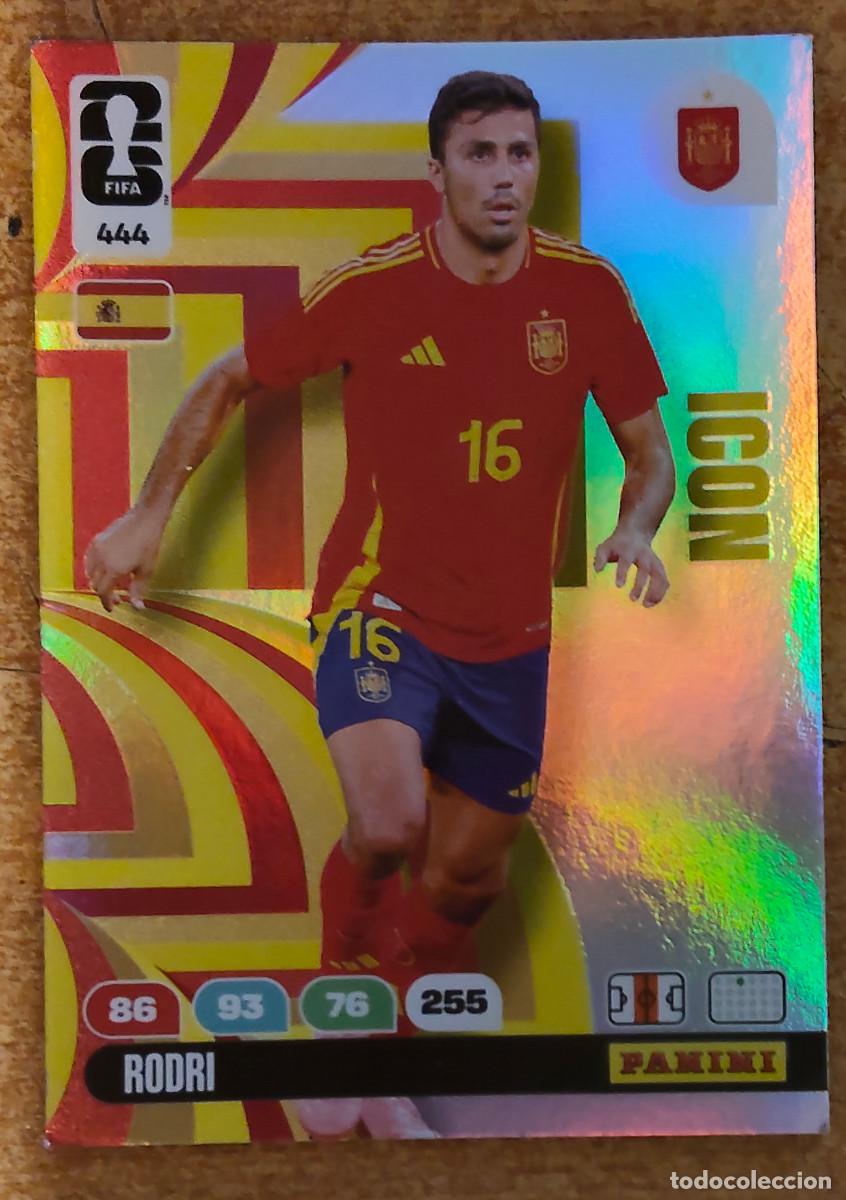 Cartes &agrave; collectionner de Football: FIFA WORLD CUP MUNDIAL 2026 ADRENALYN ICON RODRI 444 ESPA&Ntilde;A