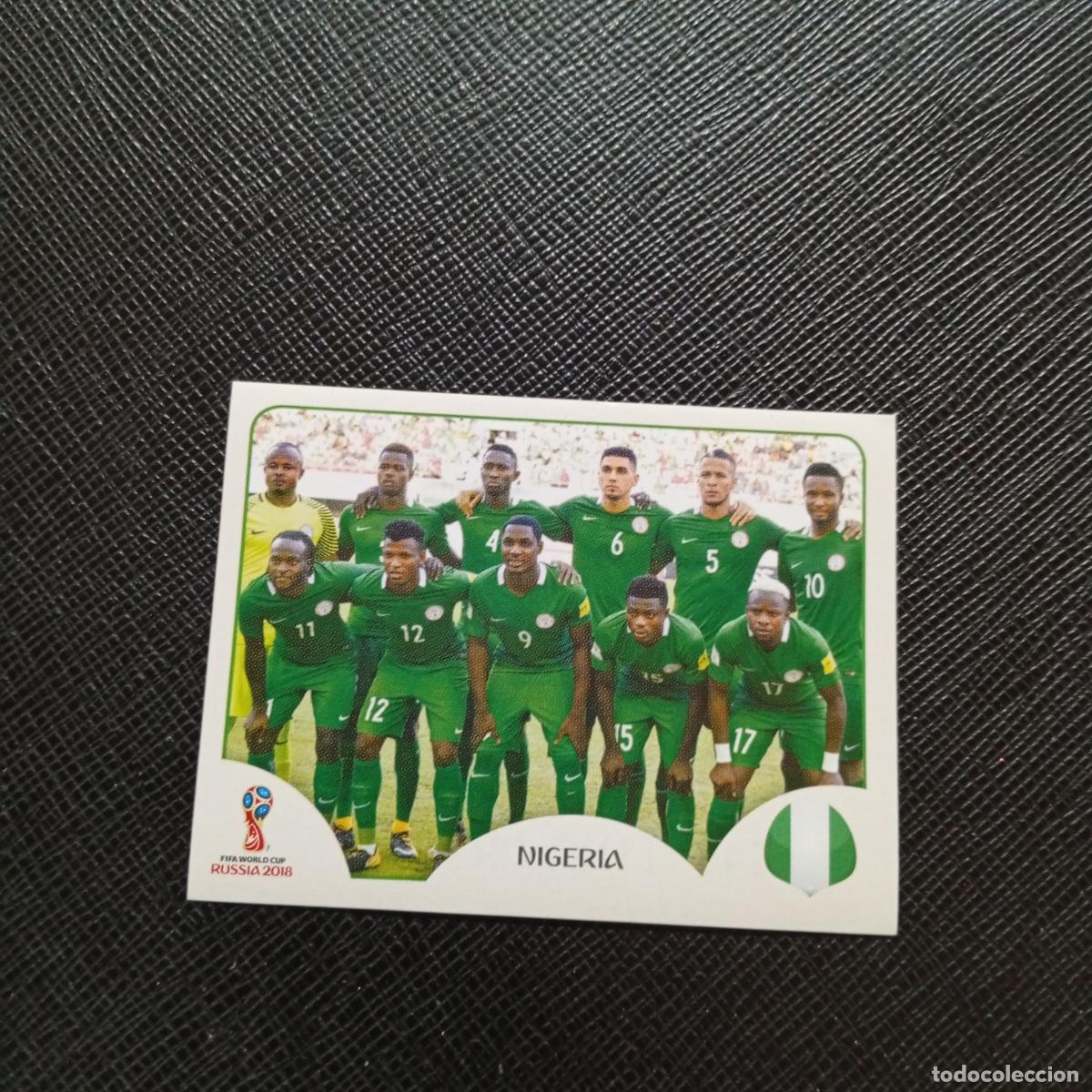 Cartes &agrave; collectionner de Football: 333 ALINEACION NIGERIA PANINI MUNDIAL RUSIA 2018 CROMO FUTBOL 18 - SIN PEGAR - CJ2