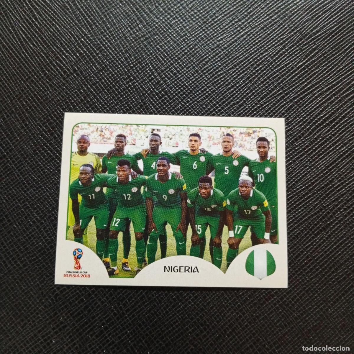 Cartes &agrave; collectionner de Football: 333 ALINEACION NIGERIA PANINI MUNDIAL RUSIA 2018 CROMO FUTBOL 18 - SIN PEGAR - CJ2