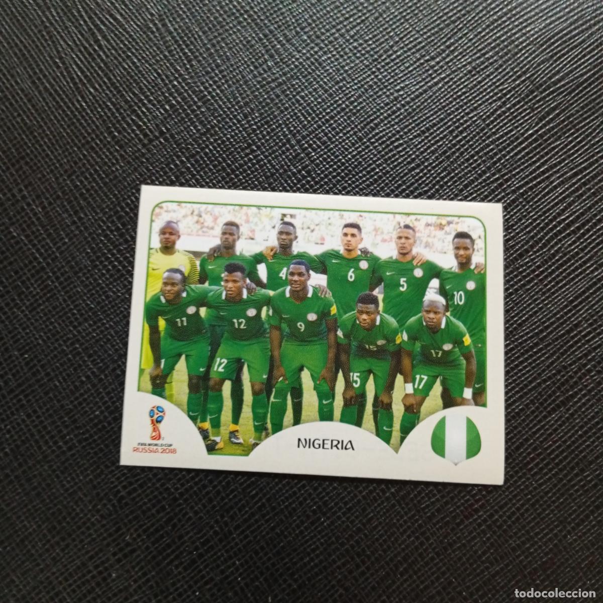 Cartes &agrave; collectionner de Football: 333 ALINEACION NIGERIA PANINI MUNDIAL RUSIA 2018 CROMO FUTBOL 18 - SIN PEGAR - CJ2