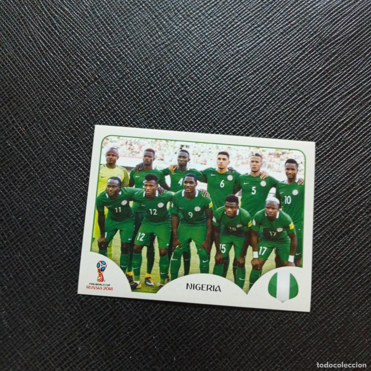 Cartes &agrave; collectionner de Football: 333 ALINEACION NIGERIA PANINI MUNDIAL RUSIA 2018 CROMO FUTBOL 18 - SIN PEGAR - CJ2 .