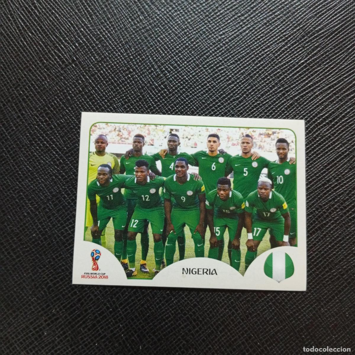 Cartes &agrave; collectionner de Football: 333 ALINEACION NIGERIA PANINI MUNDIAL RUSIA 2018 CROMO FUTBOL 18 - SIN PEGAR - CJ2 ..