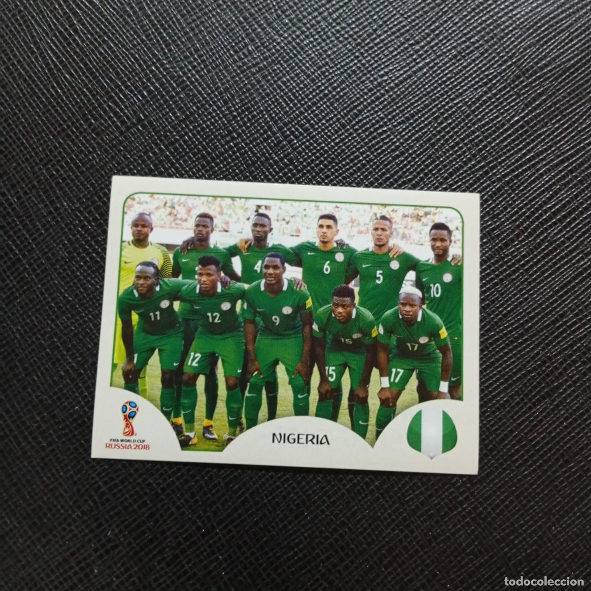 Cartes &agrave; collectionner de Football: 333 ALINEACION NIGERIA PANINI MUNDIAL RUSIA 2018 CROMO FUTBOL 18 - SIN PEGAR - CJ2 ..