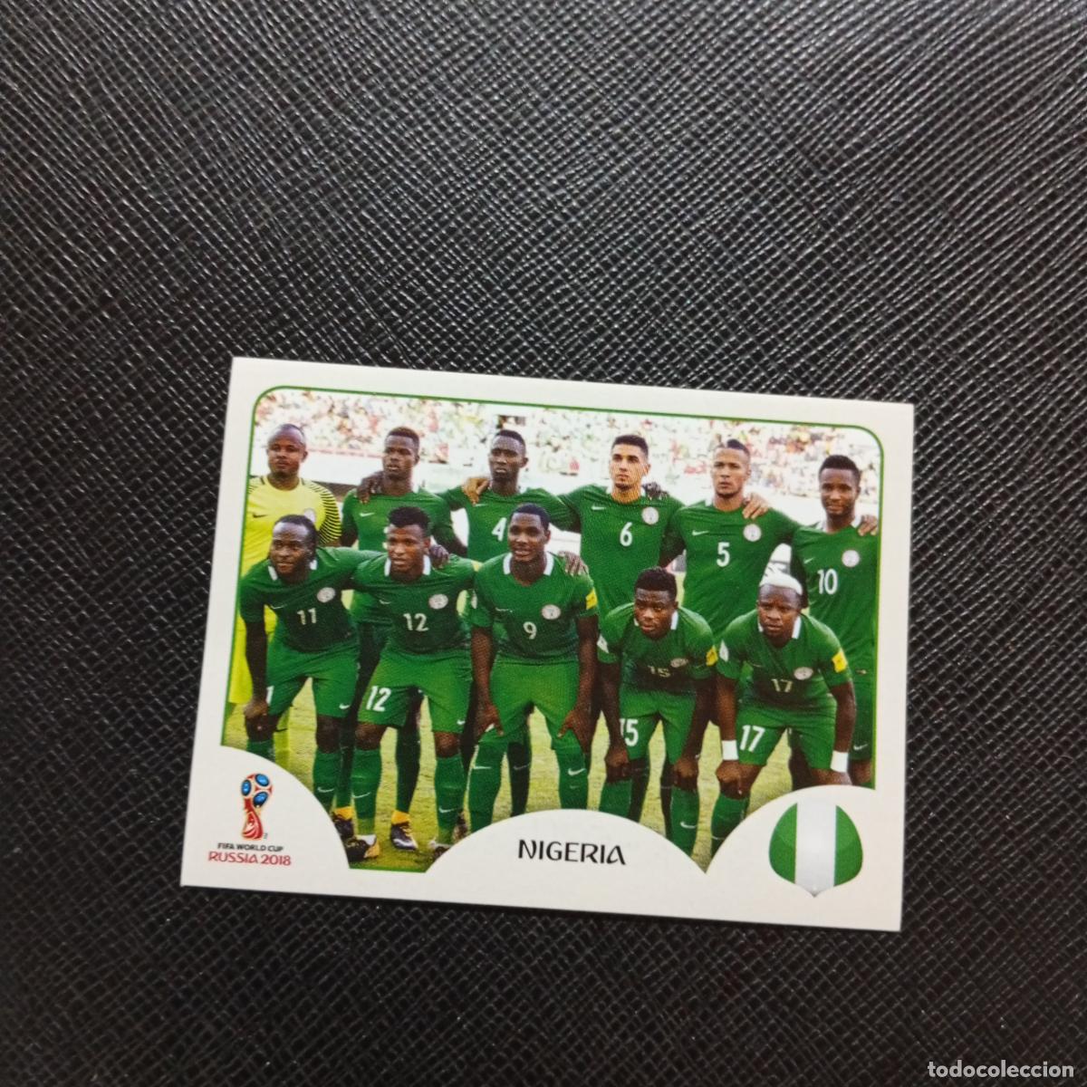 Cartes &agrave; collectionner de Football: 333 ALINEACION NIGERIA PANINI MUNDIAL RUSIA 2018 CROMO FUTBOL 18 - SIN PEGAR - CJ2 ...