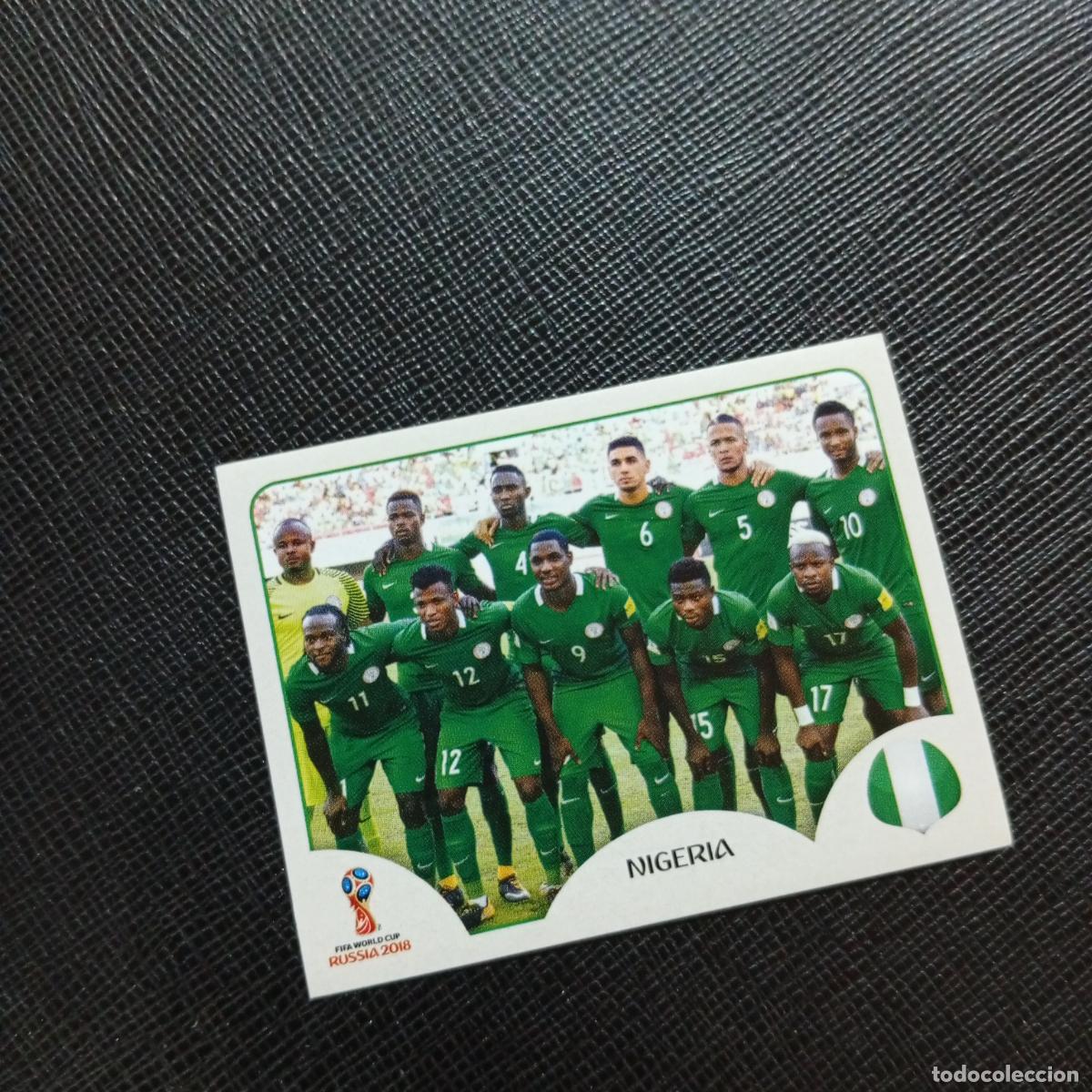 Cartes &agrave; collectionner de Football: 333 ALINEACION NIGERIA PANINI MUNDIAL RUSIA 2018 CROMO FUTBOL 18 - SIN PEGAR - CJ2 ....