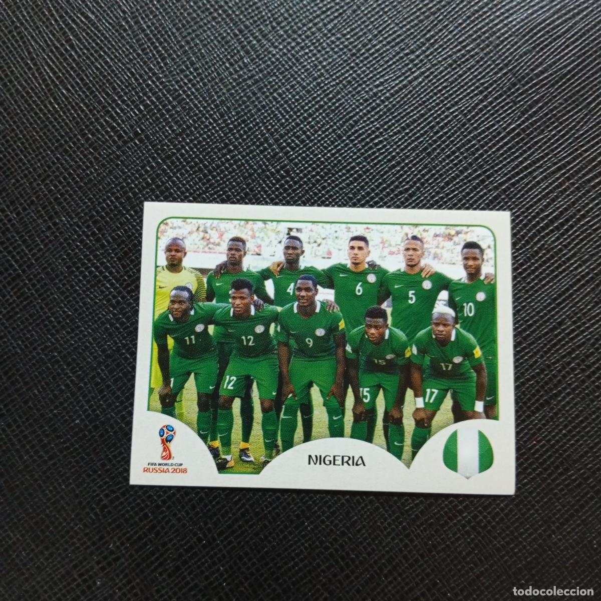 Cartes &agrave; collectionner de Football: 333 ALINEACION NIGERIA PANINI MUNDIAL RUSIA 2018 CROMO FUTBOL 18 - SIN PEGAR - CJ2 ....