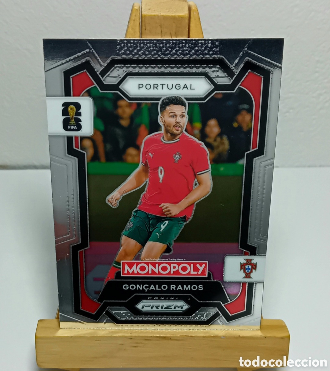 Cromos de f&uacute;tbol: GON&Ccedil;ALO RAMOS 2026 PORTUGAL MONOPOLY PRIZM PANINI.