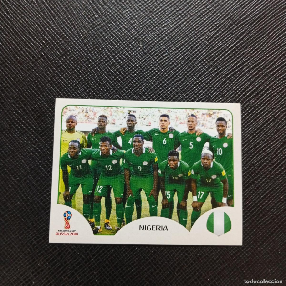 Cromos de f&uacute;tbol: 333 ALINEACION NIGERIA PANINI MUNDIAL RUSIA 2018 CROMO FUTBOL 18 - SIN PEGAR - CJ2 .....