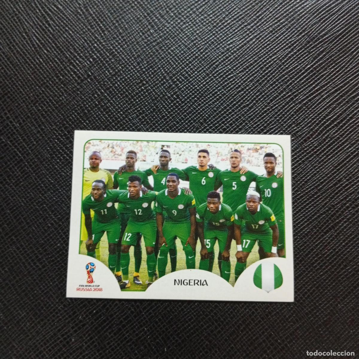 Cromos de f&uacute;tbol: 333 ALINEACION NIGERIA PANINI MUNDIAL RUSIA 2018 CROMO FUTBOL 18 - SIN PEGAR - CJ2 ......
