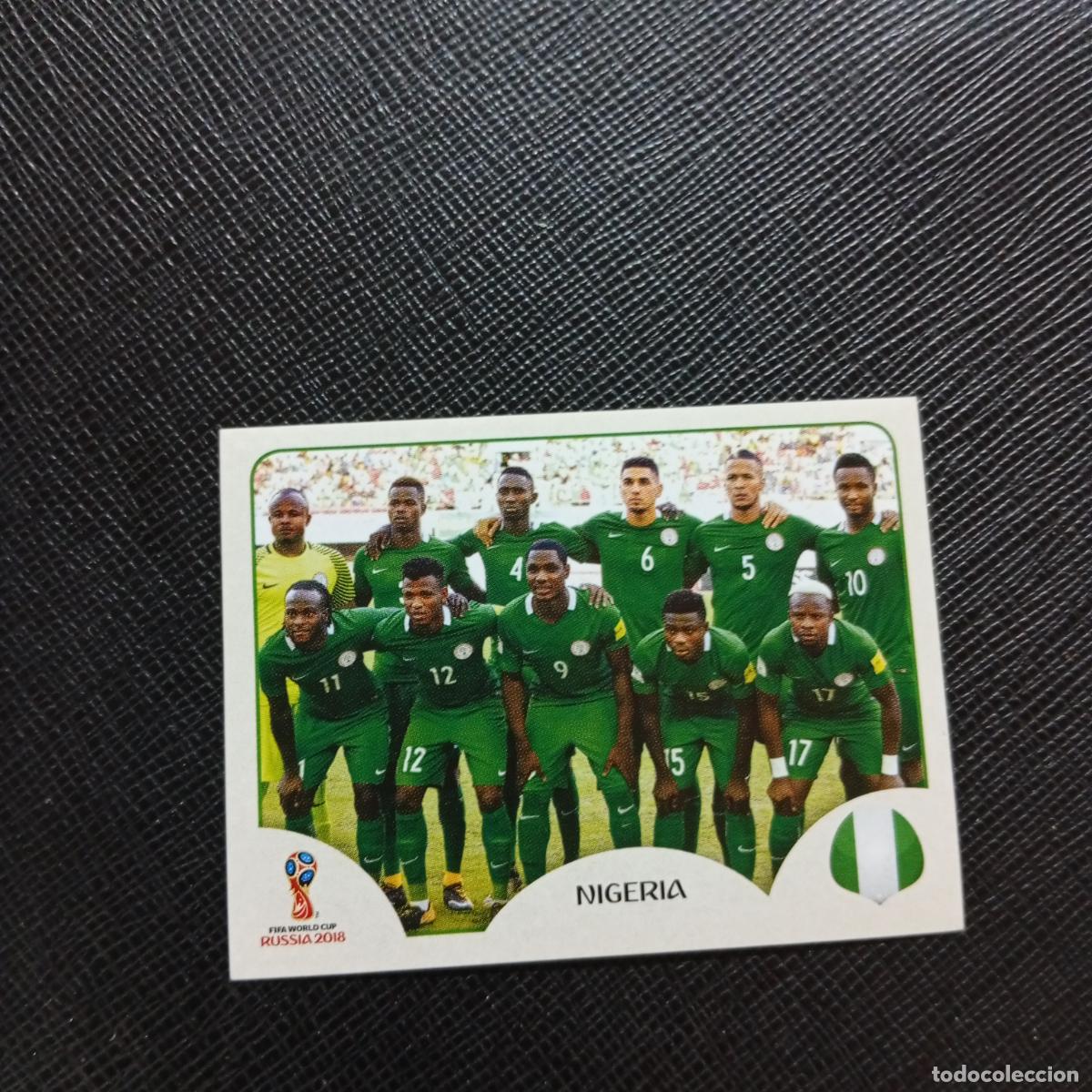 Cromos de f&uacute;tbol: 333 ALINEACION NIGERIA PANINI MUNDIAL RUSIA 2018 CROMO FUTBOL 18 - SIN PEGAR - CJ2 ......