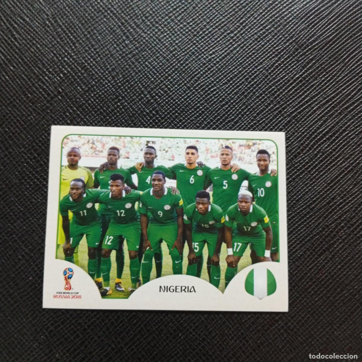 Cromos de f&uacute;tbol: 333 ALINEACION NIGERIA PANINI MUNDIAL RUSIA 2018 CROMO FUTBOL 18 - SIN PEGAR - CJ2 ......