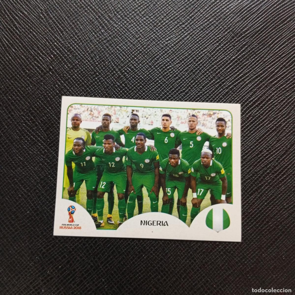 Cromos de f&uacute;tbol: 333 ALINEACION NIGERIA PANINI MUNDIAL RUSIA 2018 CROMO FUTBOL 18 - SIN PEGAR - CJ2 .......
