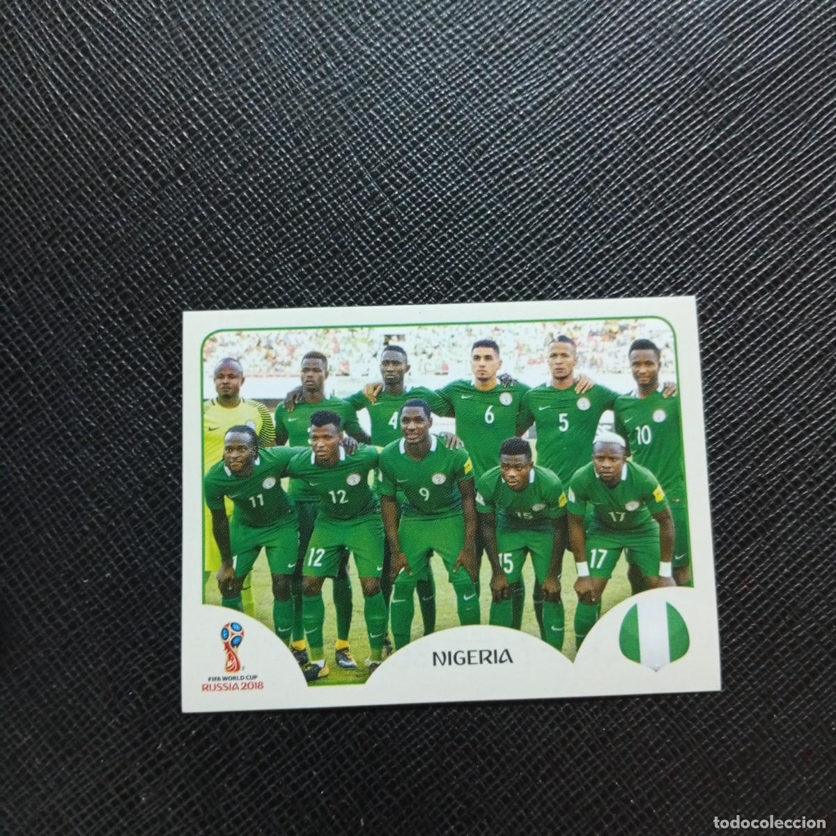 Football Stickers: 333 ALINEACION NIGERIA PANINI MUNDIAL RUSIA 2018 CROMO FUTBOL 18 - SIN PEGAR - CJ2 ..........