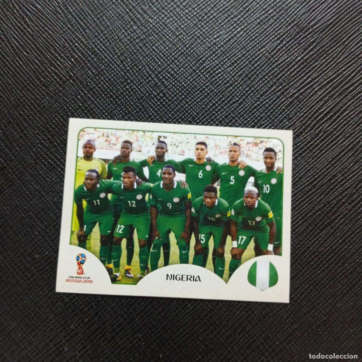 Football Stickers: 333 ALINEACION NIGERIA PANINI MUNDIAL RUSIA 2018 CROMO FUTBOL 18 - SIN PEGAR - CJ2 ..........