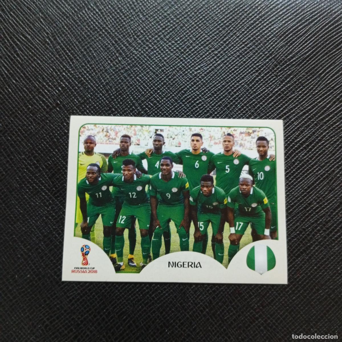 Football Stickers: 333 ALINEACION NIGERIA PANINI MUNDIAL RUSIA 2018 CROMO FUTBOL 18 - SIN PEGAR - CJ2 ...........