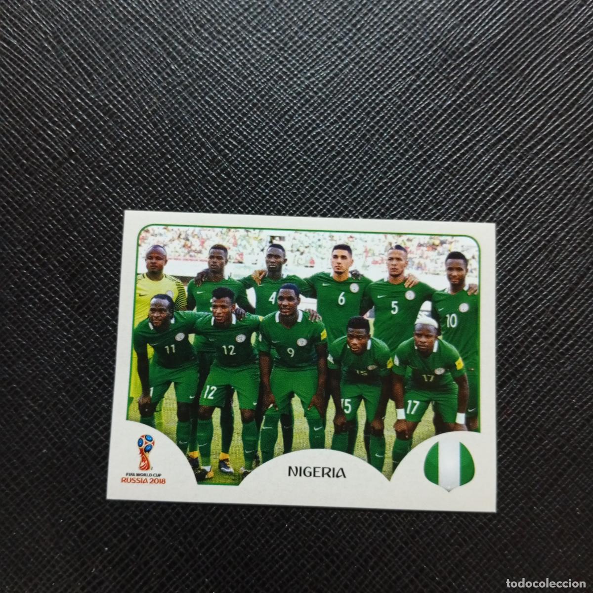 Football Stickers: 333 ALINEACION NIGERIA PANINI MUNDIAL RUSIA 2018 CROMO FUTBOL 18 - SIN PEGAR - CJ2 ............